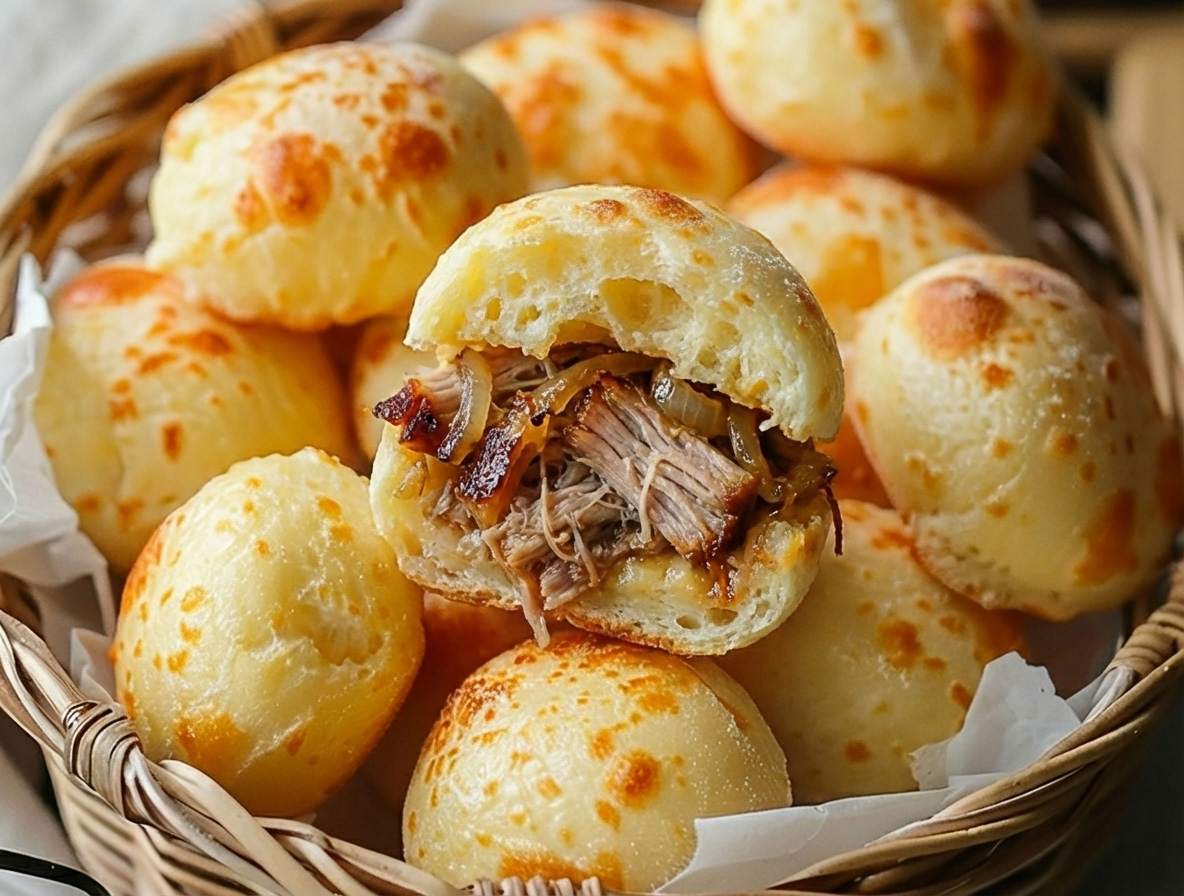 Pão de Queijo com Pernil